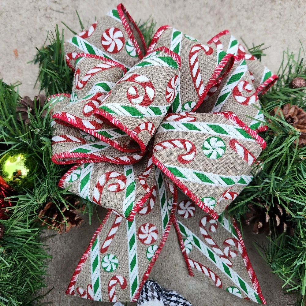 Handmade Christmas Mouse Wreath